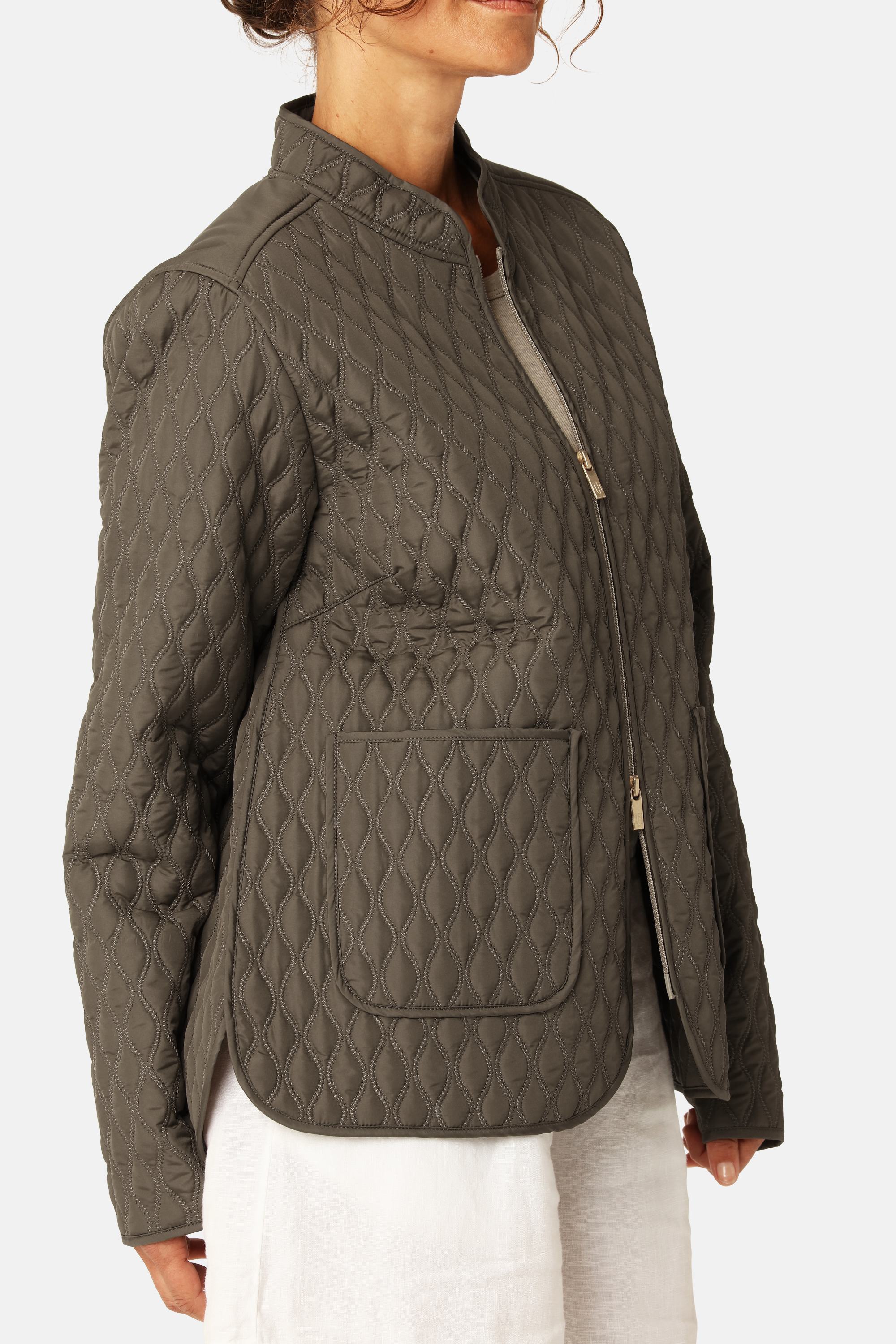 Short Quilt Jacket - Tarmac